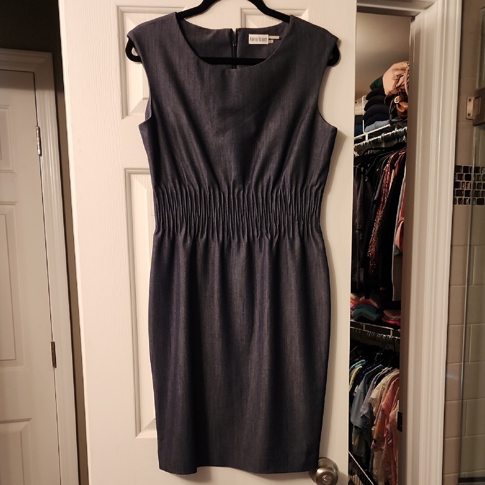 Marvin Richards Navy Midi Dress